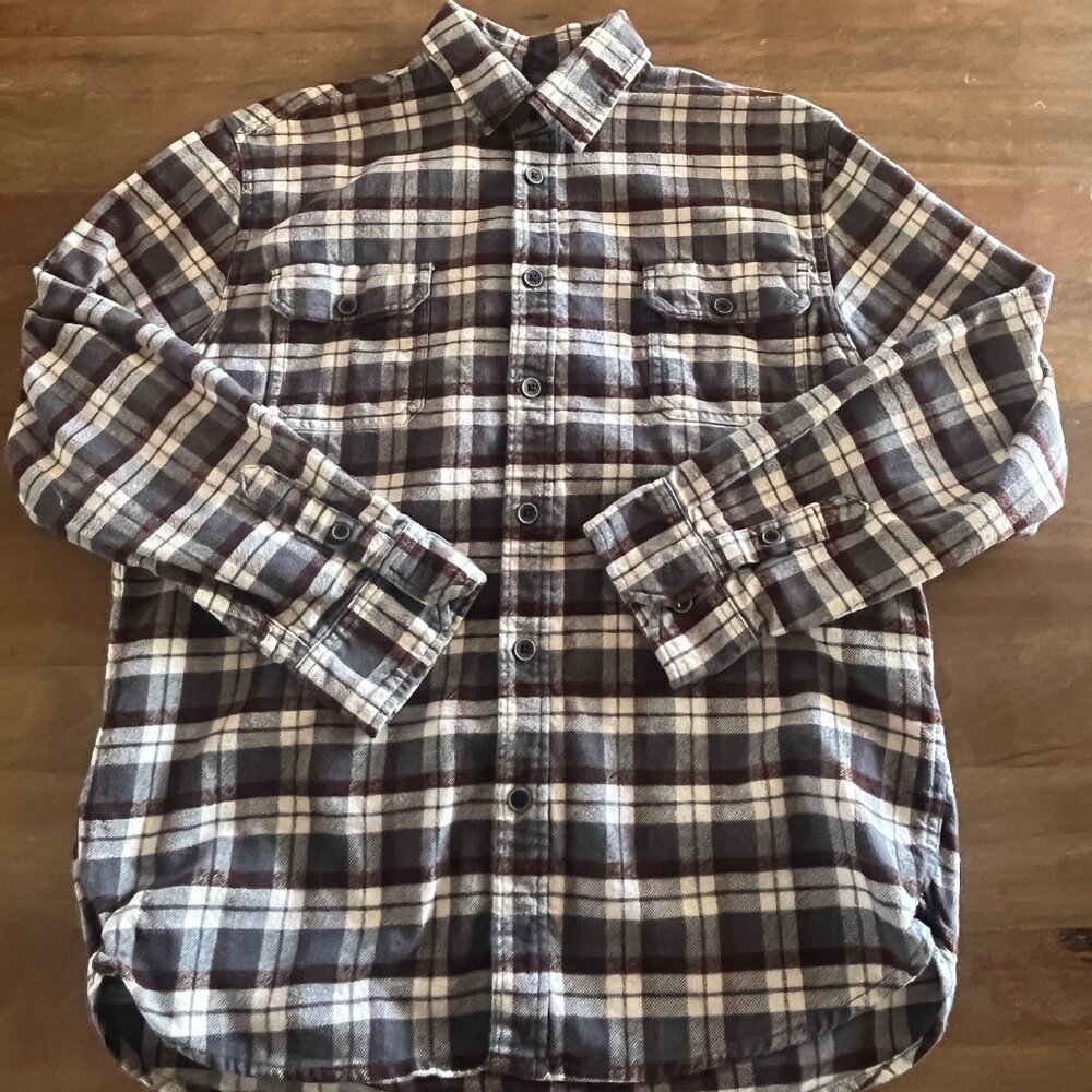 Jachs Flannel Shirt Mens Large Long Sleeve Button Up Plaid Outdoors‎ Lumberjack